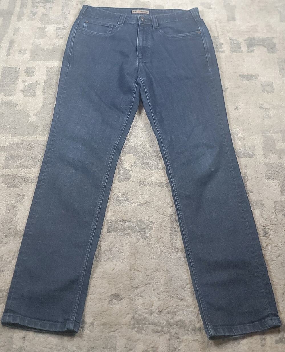 511 Tactical Men's Relaxed Straight Fit Blue Denim Jeans Sz 35x28.5